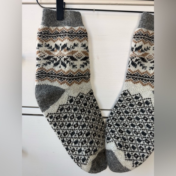 Men’s Nordic Cozy Sheep Wool Thermal Socks Size 8–9 Winter Warm  Gray NEW - Picture 7 of 16